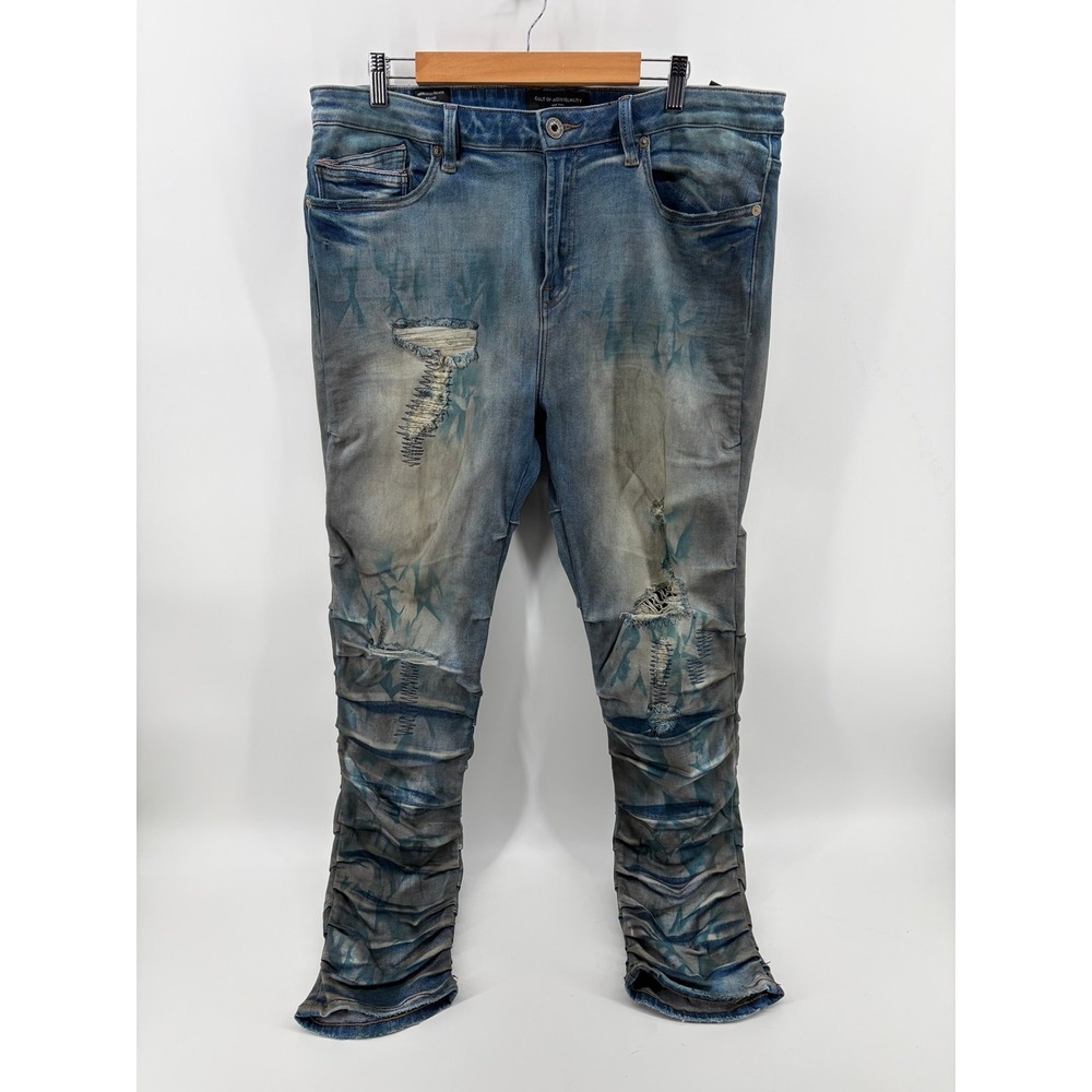 Cult of Individuality, Punk Nomad Skinny, Denim Jeans, Mens Size 40, Pre-Owned